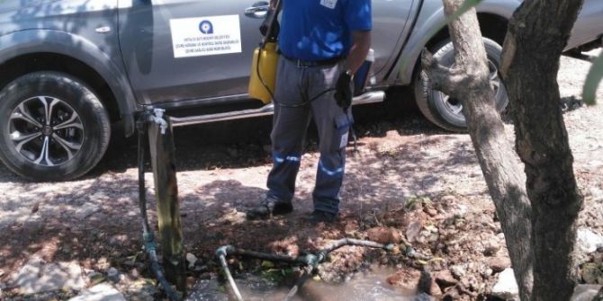 Finike’de Sinekle Mücadele Sürüyor