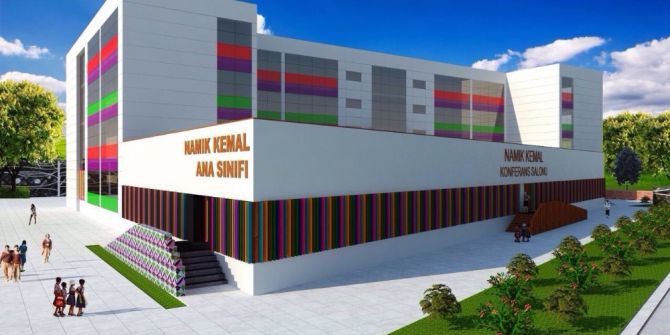 Namık Kemal İlkokulu Çelik Binadan Kurtuluyor