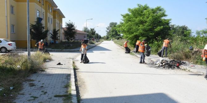 Düzce Belediyesi Temizlik Kampanyası Kalıcı Konutlarda Yapılacak