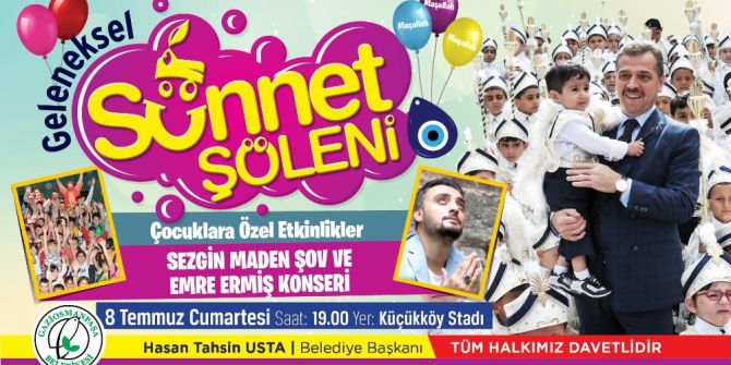 Gaziosmanpaşa’da Sünnet Şöleni Başlıyor