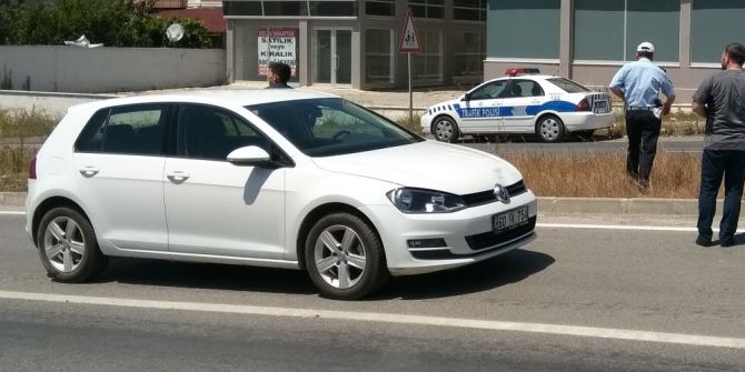 Otomobilin Çarptığı Yaya Yaralandı