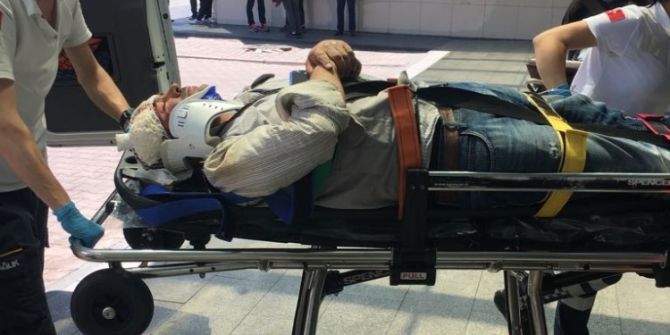 İnşaattan Düşen İşçi Yaralandı