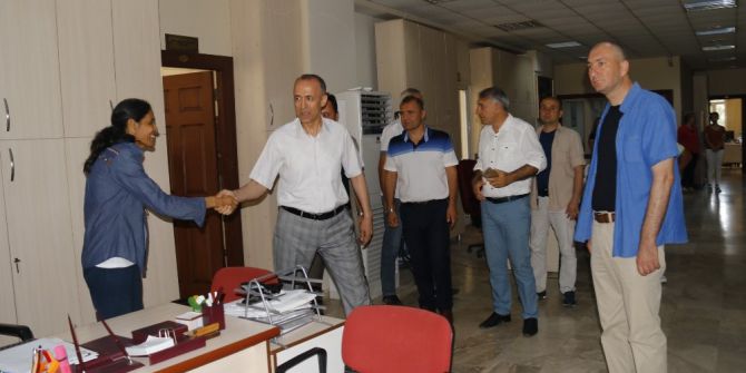 Başkan Aktaş Belediye Personeli İle Vedalaştı