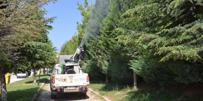 Bozüyük’te İlaçlama Çalışmaları Devam Ediyor