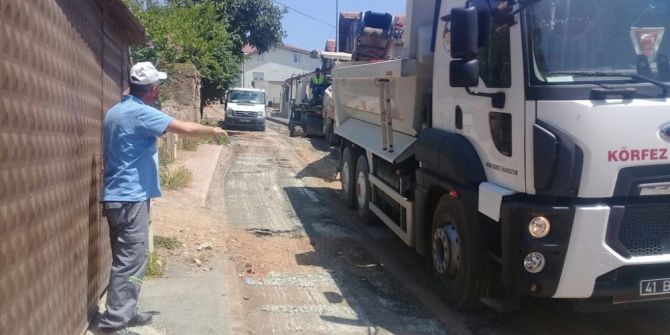 Kışladüzü’nde Asfalt Serimi Devam Ediyor