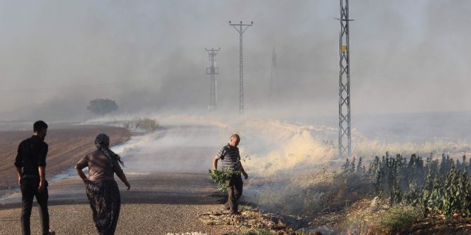 Adıyaman’daki Yangın 12 Köyü Sardı