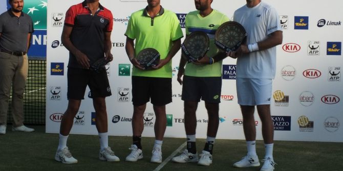 Atp Dünya Turu’nun Yeni Turnuvası Antalya Open’da Çiftler Şampiyonu Robert Lindstedt/asiam-uı-haq Qureshi Oldu
