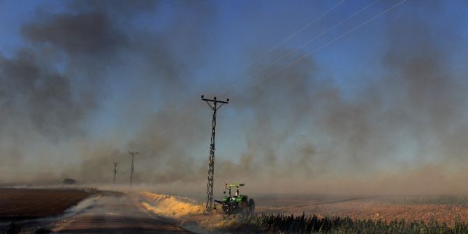 Adıyaman’daki Anız Yangını 15 Saat Sonra Söndürüldü