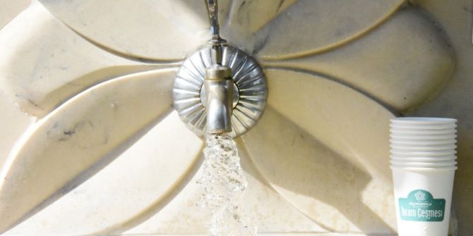 İkram Çeşmelerinden Soğuk Su Akmaya Başladı