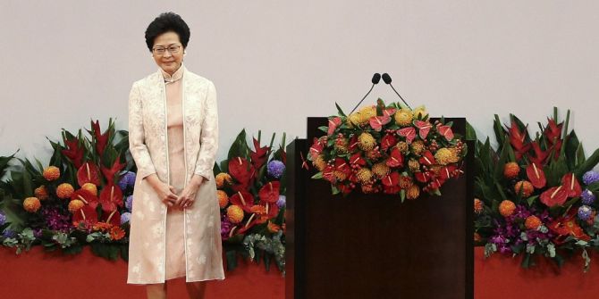 Hong Kong’un Yeni Lideri Carrie Lam, Görevine Başladı