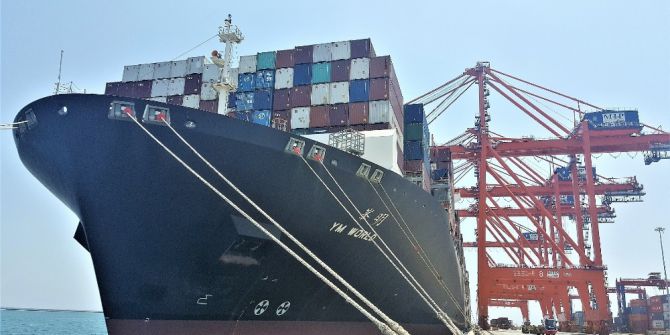 Mersin Limanı’na İlk Mega Gemi Geldi