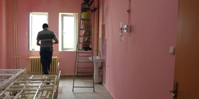 Çaldıran Devlet Hastanesinde Onarım