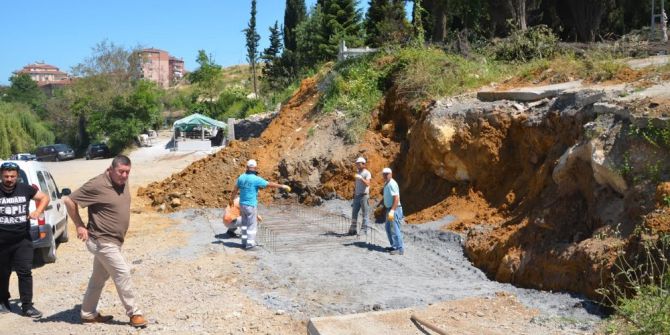 Alaplı Mezarlıkları Yenileniyor