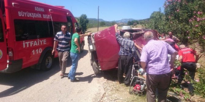 Kozan’da Trafik Kazası: 4 Yaralı