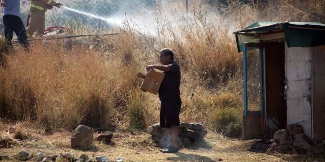 Bodrum’da Yangın Yerleşim Alanlarına Doğru İlerliyor