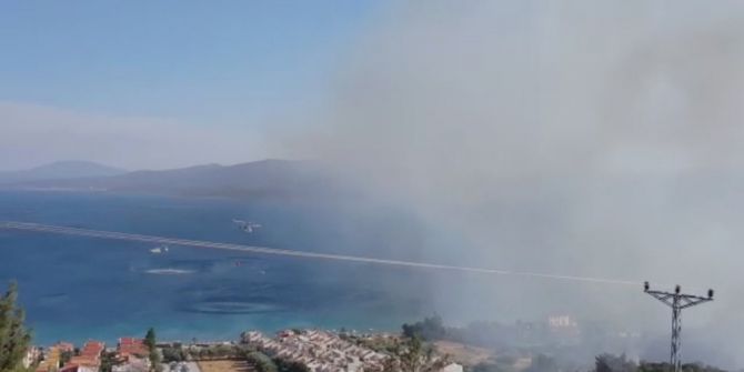 İzmir’de İkinci Orman Yangını