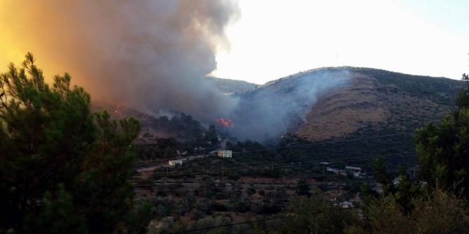 Bodrum’da Katı Atık Depolama Alanında Patlama