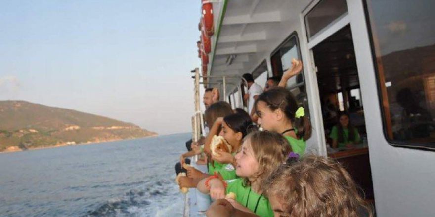 Çocukların Mavi Tur Sevinci...