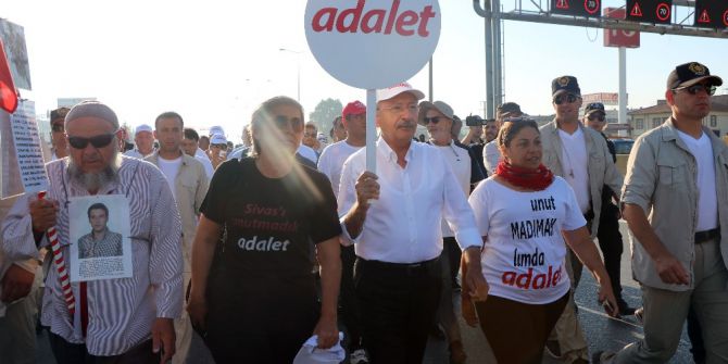 Kılıçdaroğlu, Adalet Yürüyüşü’nün 18. Gününde İlk Molayı Verdi