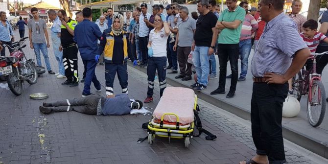 Kula’da Motosiklet Kazası: 1 Yaralı