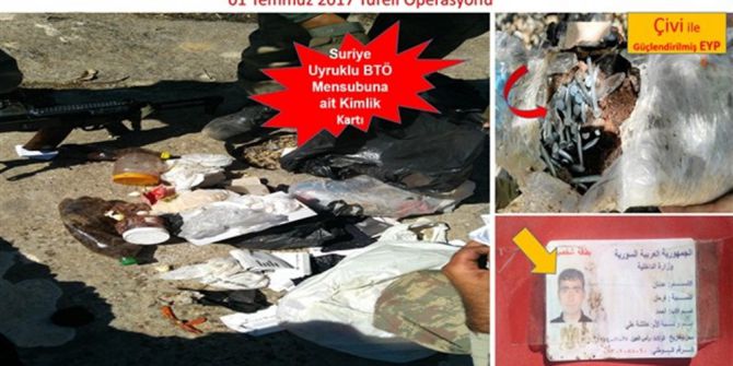 Diyarbakır’da Suriye Uyruklu 1 Terörist Öldürüldü