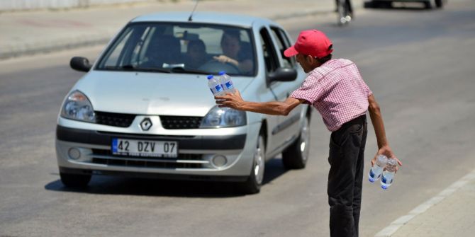 Engelli Gencin Kavurucu Sıcaktaki Ekmek Mücadelesi