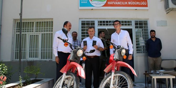 Birecik Emniyet Müdürlüğüne 2 Motosiklet