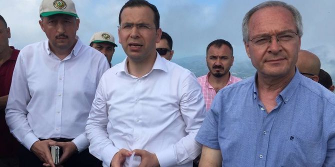 Tonya Sivri Tepesi Şehitliği’ne Çıktılar