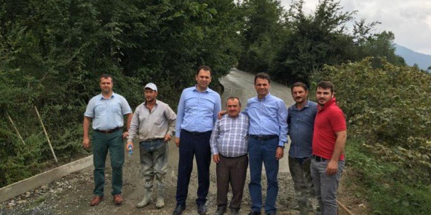 Maçka’da 4,5 Milyonluk Betonlama Çalışması