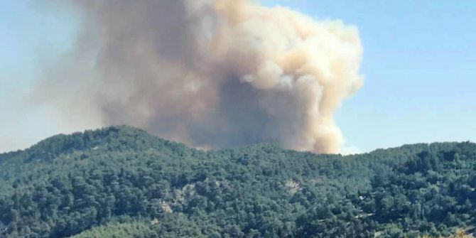 Kaş’ta Orman Yangını Çıktı