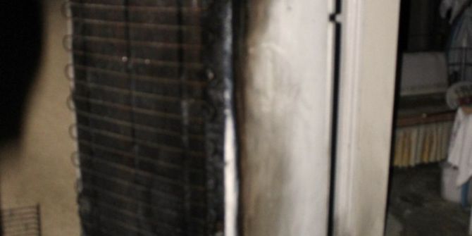 Buzdolabı Patlayan Evde Yangın Paniği