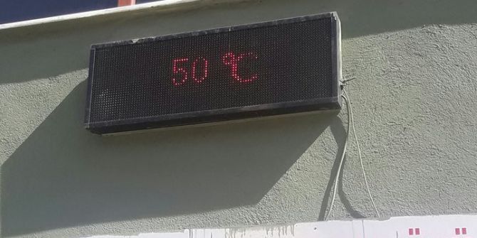 Bilecik’te Sıcaklık 50 Derece