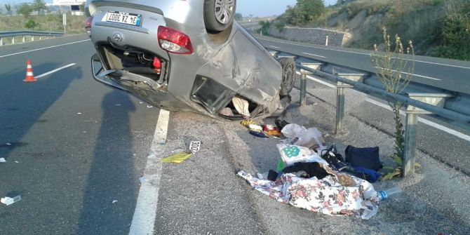Balıkesir’de Trafik Kazası: 4 Yaralı
