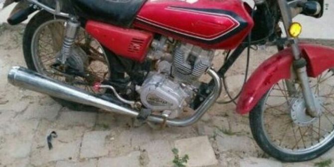 Önce Tuvaletini Yaptı Sonra Motosikleti Çaldı