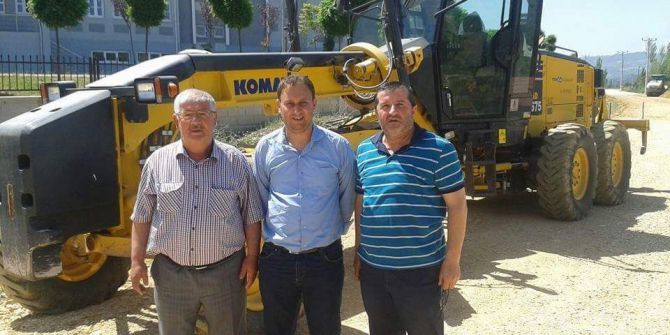 Şaphane’de Yol Yapım Çalışmaları Başladı