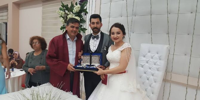 Başkan Yalçın, Genç Çiftlerin Mutluluğuna Ortak Oldu