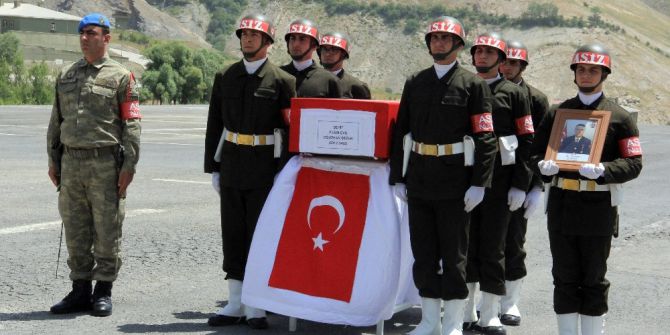 Şehit Uzman Çavuş Sezer İçin Uğurlama Töreni