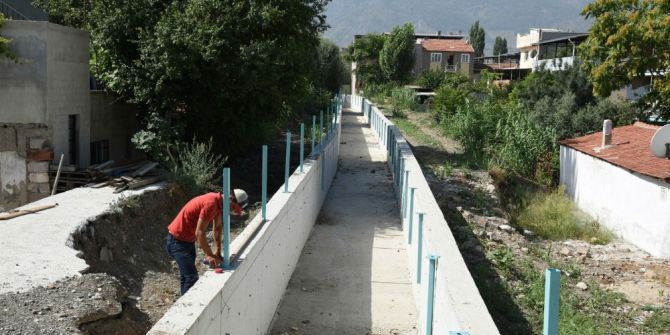 Önce Dere Islah Edildi Şimdi Güvenlik Tedbirleri Alınıyor