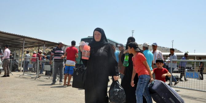 Bayramlaşmaya Giden Suriyeliler Dönüyor