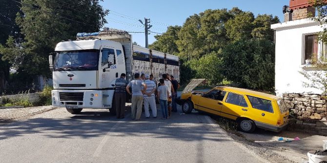Manavgat’taki Kaza Ucuz Atlatıldı