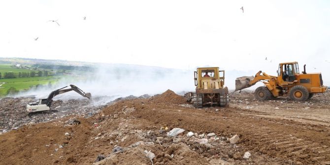 Vahşi Depolama Alanındaki Yangın Kontrol Altında