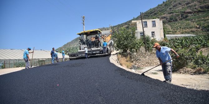 Alanya Belediyesi’nden Yaylalarda Asfalt Seferberliği