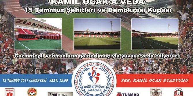 Kamil Ocak Stadyumu’na Veda Kupası Düzenleniyor