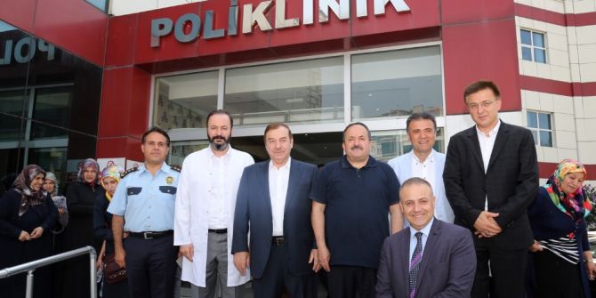 Başhekim Yılmaz’a İlçe Protokolünden Hayırlı Olsun Ziyareti