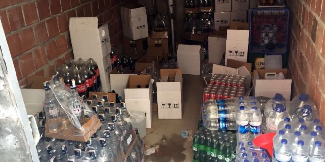50 Bin Liralık Kaçak İçki Ele Geçirildi