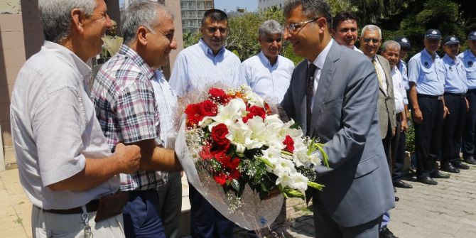 Akdeniz Kaymakamı Ve Belediye Başkanı Pamuk, Görevine Başladı