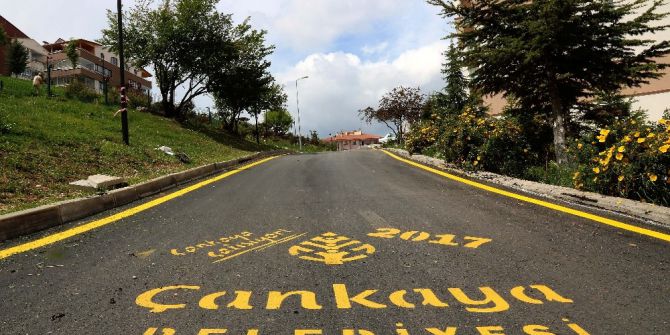 Çankaya’da Asfalt Çalışmaları Devam Ediyor