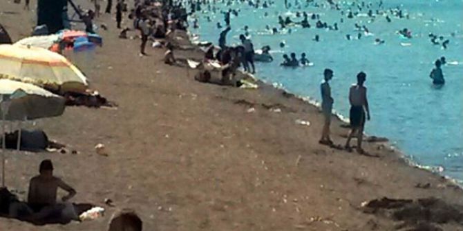 Konya’nın Denizinde Plajlara Yoğun İlgi