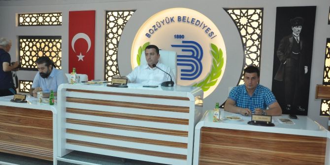 Bozüyük İlçe Belediye Meclisi Temmuz Ayı Olağan Meclis Toplantısı Yapıldı