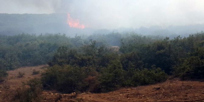 İzmir’de İkinci Orman Yangını